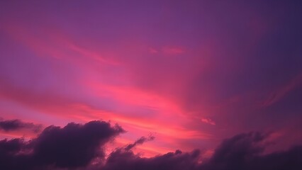 Obraz premium 붉은 노을 가득한 하늘 a sky full of red sunsets