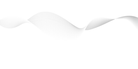 Vector wave digital white and gray blend futuristic technology flow tech transparent line stripe energy connection web music and sound, beautiful dynamic smooth space texture background.	