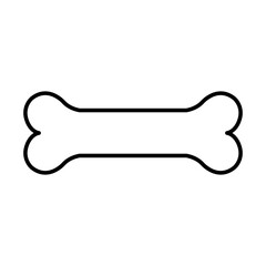 Dog bone outline