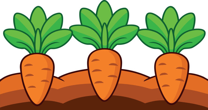 carrot plant illustration, vegetable cartoon art, cute farm carrot, carrot smiling cartoon, garden vegetable wallpaper, organic carrot art, farming vegetable drawing, carrot vector design, child carro