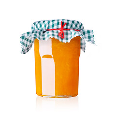 a glass of jam
