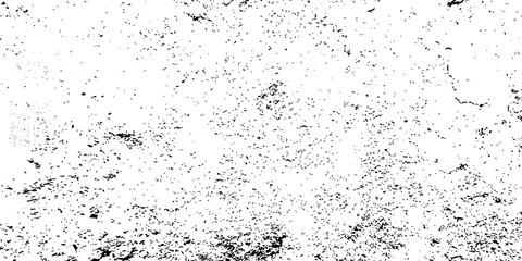 Obraz premium Scratch cracked vintage dusty Splat background. Grunge wall and black and white Dark noise granules Black grainy texture isolated on white background. 