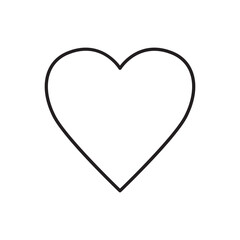 Outline Heart Symbol Icon