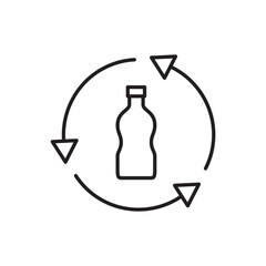 Plastic Bottle Recycle Arrows