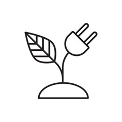 Plant with Electric Plug