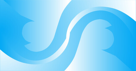 Smooth abstract blue wave background with gradient curves, elegant and modern for web, poster, or presentation design.