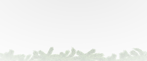 Christmas garland on a transparent background. Vector frame for banners, posters, cards. Christmas realistic winter theme, vector, png.	
