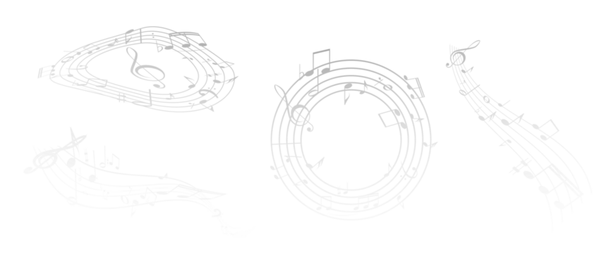 Musical notes, stave with flying notes, melody sketch with musical staff wave, comic, vector, png. Musical background for design or advertising.	
 - Powered by Adobe
