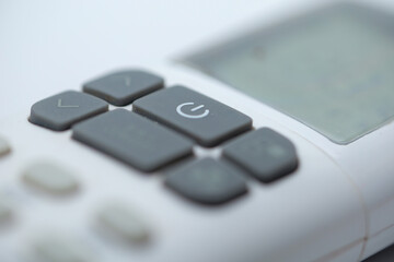 remort power boton closeup photo