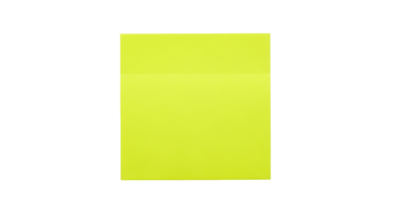 Isolated vivid chartreuse square, perfect for sticky notes or creating graphic designs