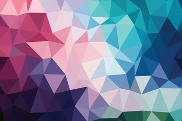 Geometric Harmony A Symphony of Triangles in Vibrant Hues A Modern Mosaic of Color and Form Abstract Design