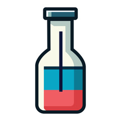 Medicine Bottle icon Vector Design illustration
