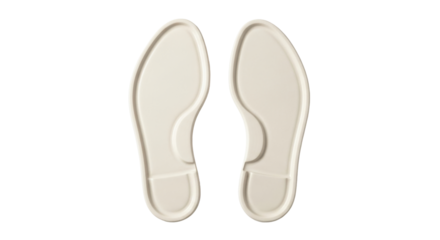Isolated medical foot supports for orthopedic footwear to correct posture and comfort walk