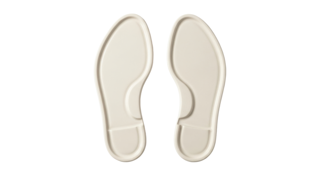 Isolated medical foot supports for orthopedic footwear to correct posture and comfort walk