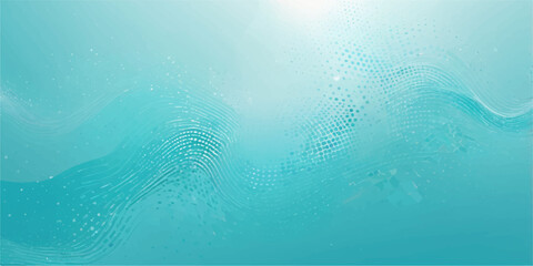 Abstract nature texture of blue water surface with white wave patterns