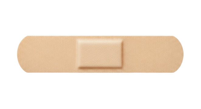 Isolated bandage adhesive plaster medical wound care injury cut abrasion skin health care