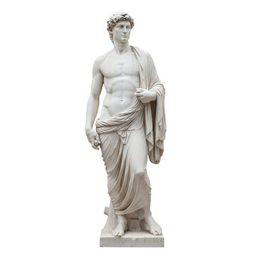 Classical Greek or Roman marble male statue
