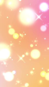 orange bokeh background (Vertical 9:16)