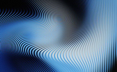 Fototapeta premium Circular Blue and White Abstract Swirl Texture black
