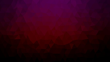 Abstract. Dark. Vibrant. A dark and moody abstract background with a subtle purple and red low poly pattern, perfect for a mysterious tech theme, a sophisticated presentation, or a cinematic design.