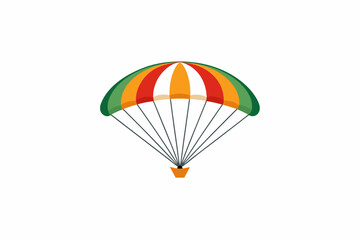 parachute in the sky
