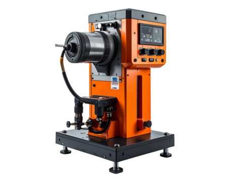 Industrial machine illustration with transparent background