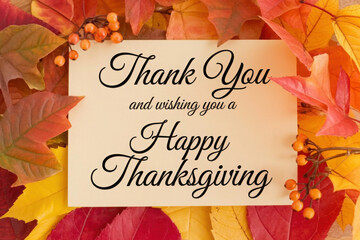 Happy Thanksgiving Message