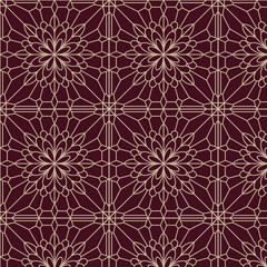 vector seamless pattern with snowflakes