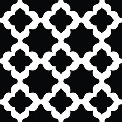 black and white seamless pattern