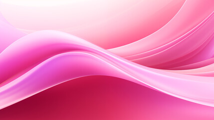 Abstract fluid pink wave background with flowing lines and smooth elegant curves