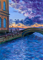 Sunset-on-the-embankment