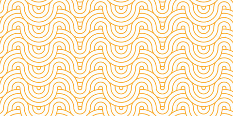 Overlapping overlap fabric floral ornament fashion abstract pattern creative textile design. seamless orange diamond geometric wave abstract circle wave line design.	