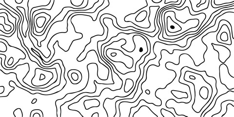 Topography vector background, banner, contour lines. Modern design with topographic wavy pattern design. Imitation of a geographical map shades. Technology	