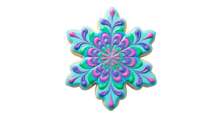 Vibrant, colorful abstract floral vector design for modern art, pattern, or spring decoration