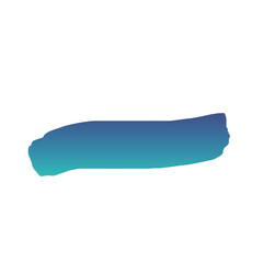 A gradient blue brush stroke on a black background with a slight blur effect visible in the image on transparent background