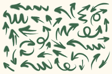 Set of hand drawn vector doodles. Sketch drawing scribbles. Matisse style doodles.
