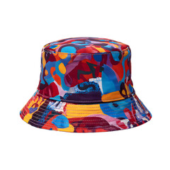 Expressive Abstract Pattern Bold Bucket Hat - Fashion Accessories