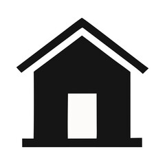Vector art of simple house icon for real estate business