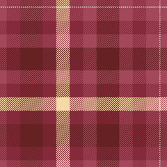 Trendy dark brown color tartan check textured for textile, fabrics, print, clothing, garments, wallpaper and background. Scottish plaid illustration.