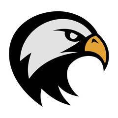 Vector art of eagle head logo, vector illustration design