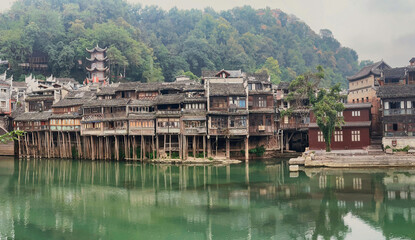 Fenghuang Ancient Town is one of the most important tourist attractions in Hunan, China, which was listed on the UNESCO world heritage list in 2008.
