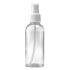 Fototapeta premium Png of clear plastic spray bottle isolated on transparent background, perfect for dispensing liquids in a controlled manner