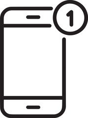 Phone Receiver Call Line Icon