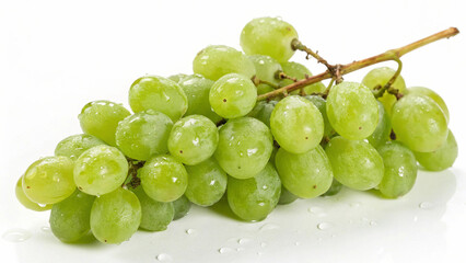 Green Grape isolated in white background