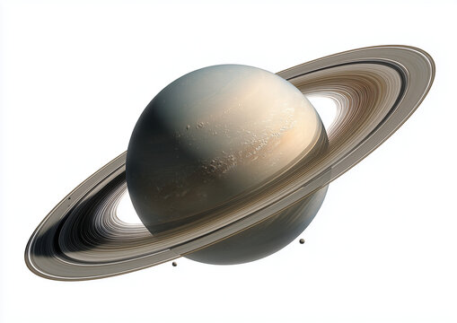 A realistic looking saturn planet