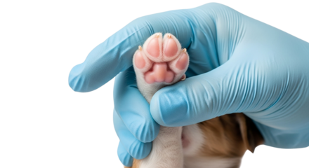 A pair of gloved hands forming a fist and a palm together, illustrating a powerful business concept or a symbolic gesture