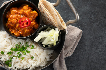 Indian ethnic food.