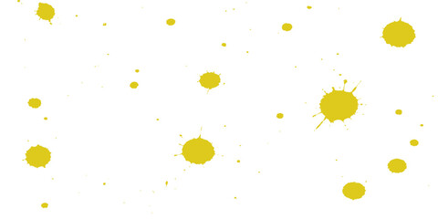 Yellow paint splash pattern illustration with liquid texture and artistic grunge design