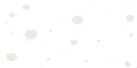 Black ink splat texture with a grunge splash pattern on paper for an old art design