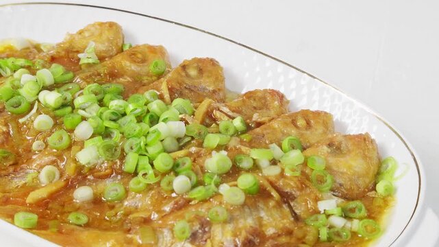 Special Chinese Dish: Braised Golden Threadfin